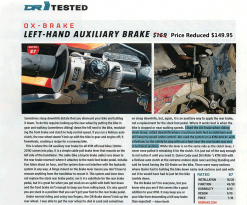 DirtRider Tested – OX-BRAKE